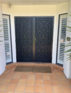 steel door installation